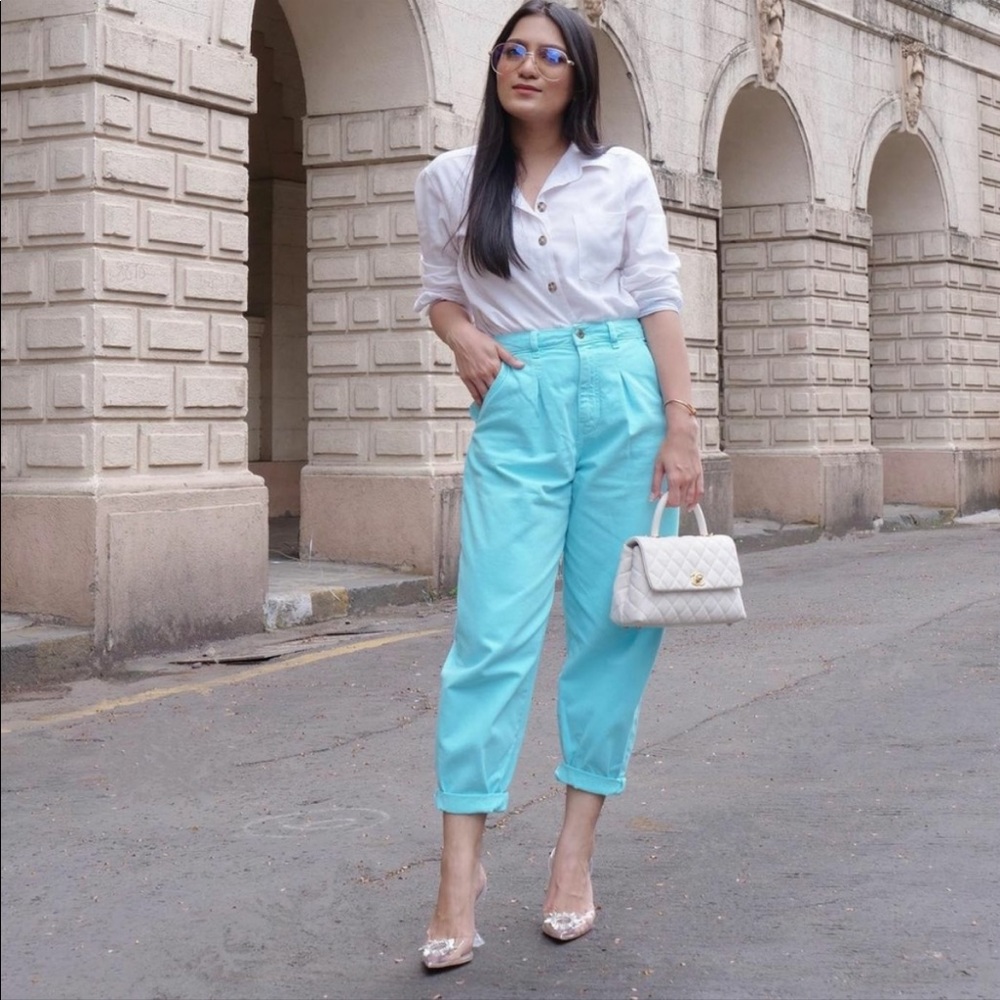 Zara slouchy high waist jeans BLOGG FAVE!!